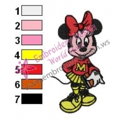 Minnie Mouse Cartoon Embroidery 7